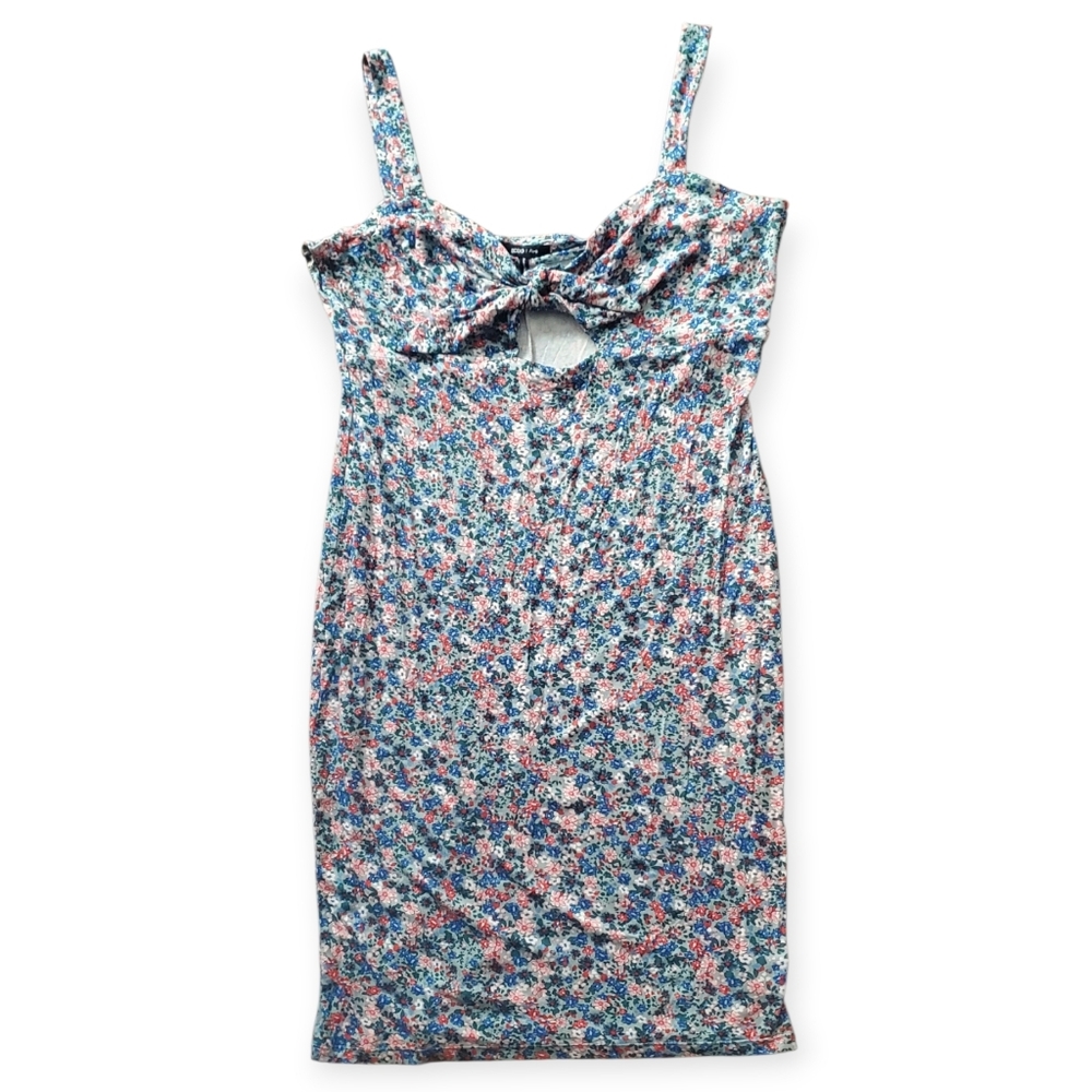 BCBG Multicolor Floral Mini Dress